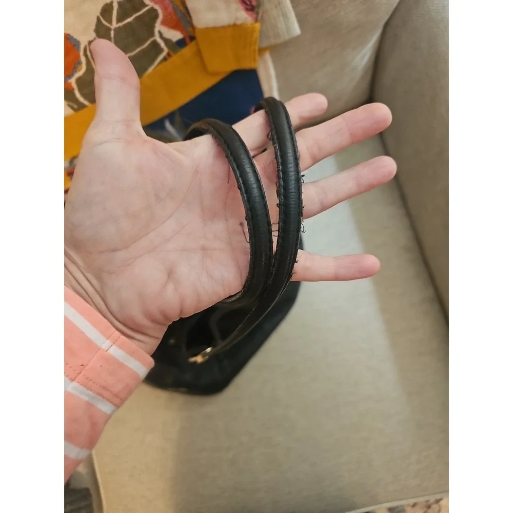 Coach Black Pebbled Leather Double Handled Madison Bag E1376-26224